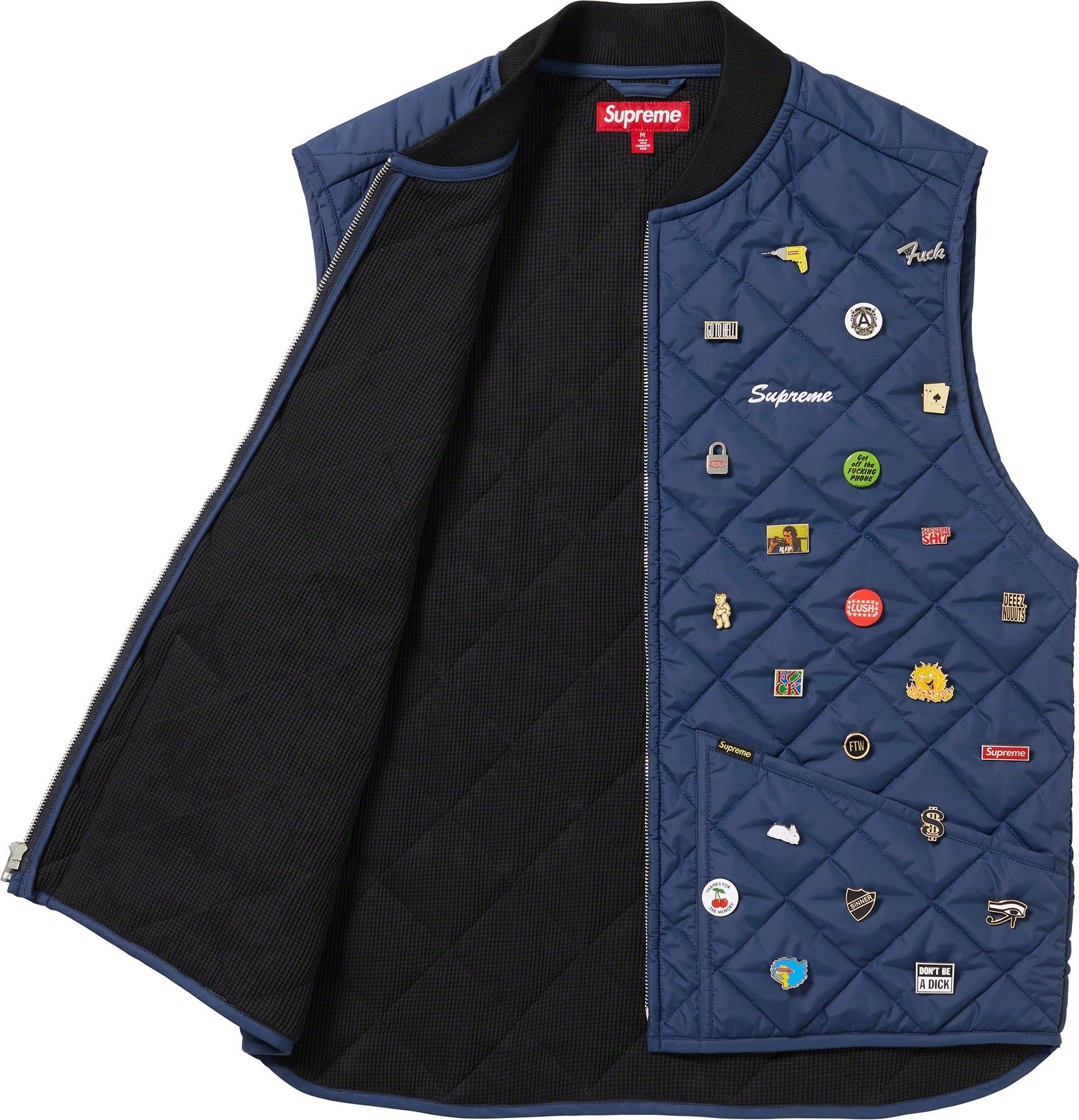 Pins Quilted Work Vest view 13